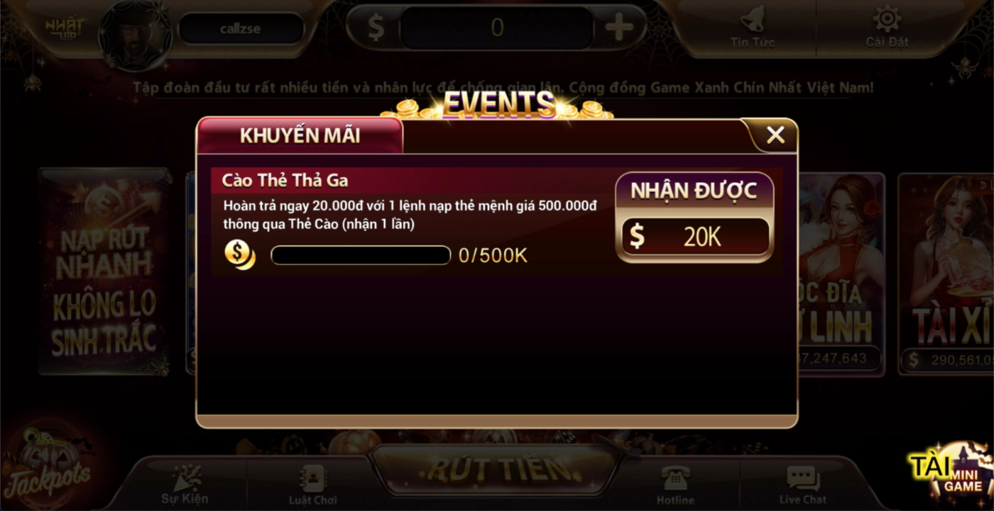 khuyến mãi Nhất Vip